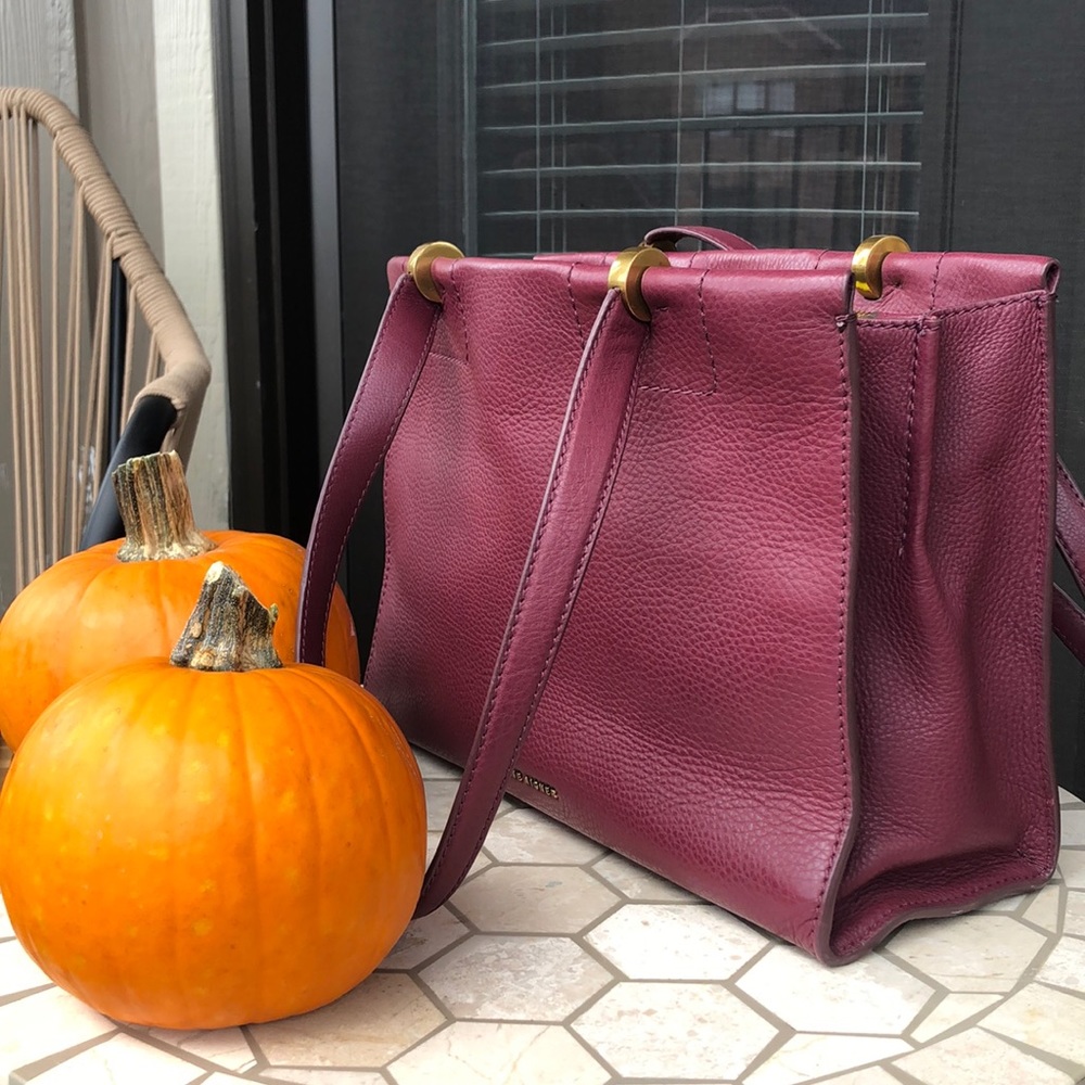 Etienne Aigner perfect fall leather bag